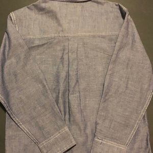 Boys Nautica Blue Button down Shirt - Large (7)